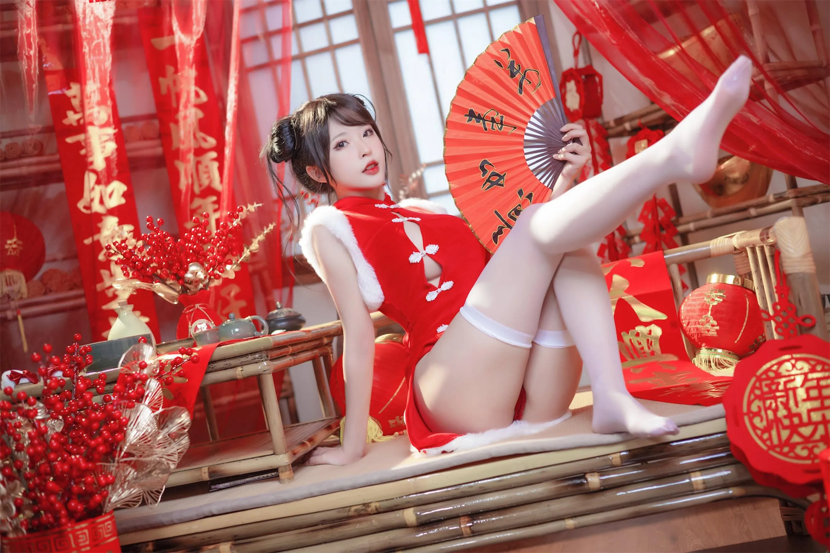 清水由乃 – NO.45 2023新年旗袍 [77P]插图6
